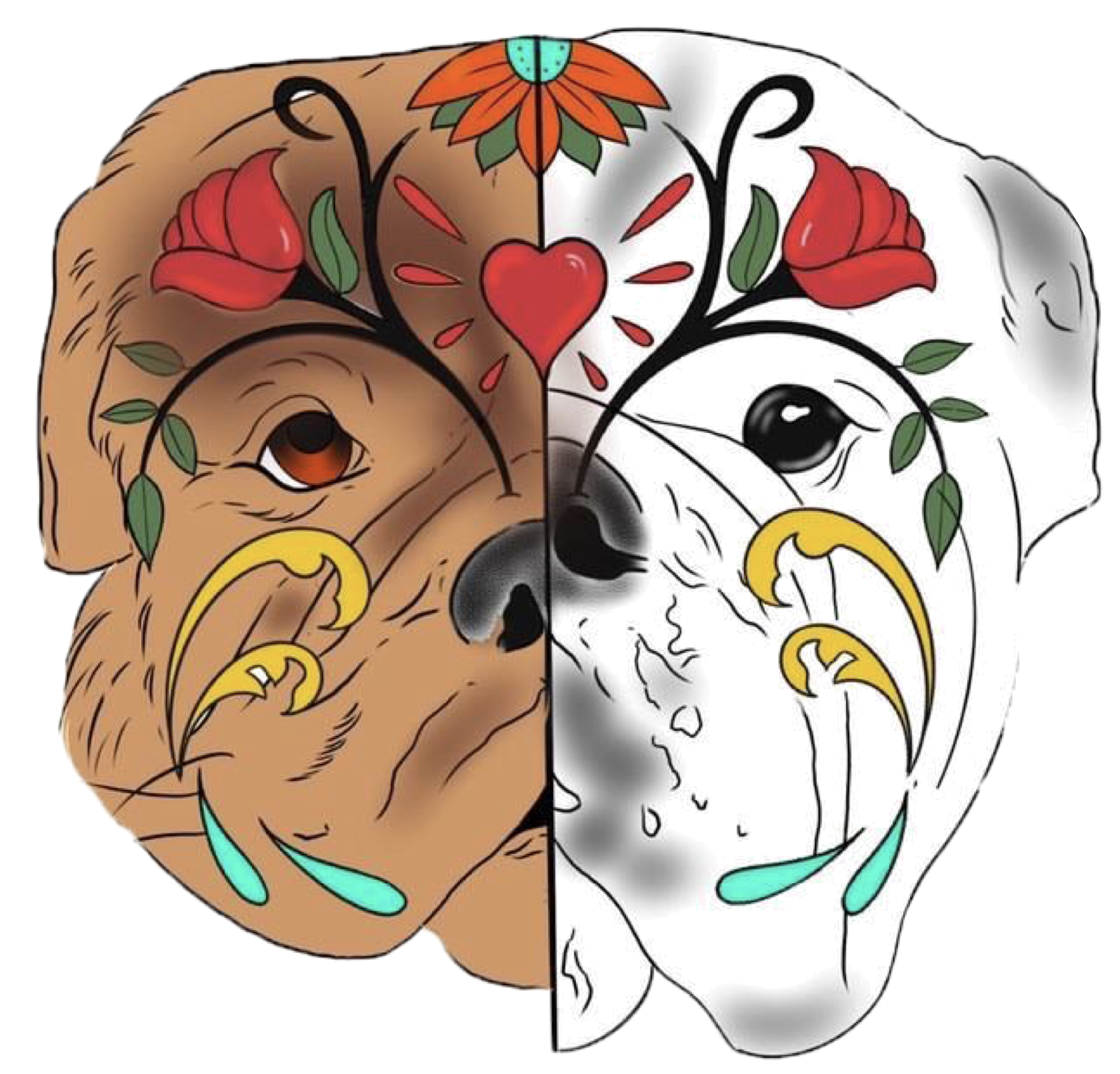 Matt & Marshall Dog Logo